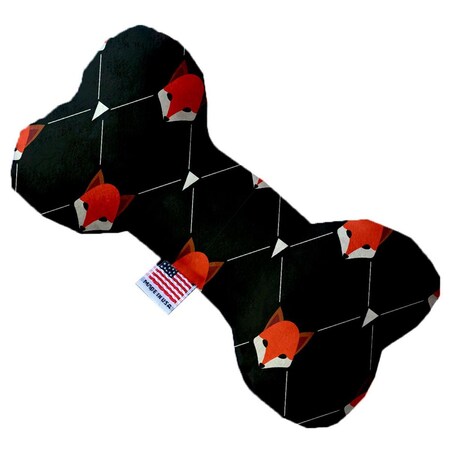 Mirage Pet Products Fox Plaid Canvas Bone Dog Toy 6 in. 1236-CTYBN6